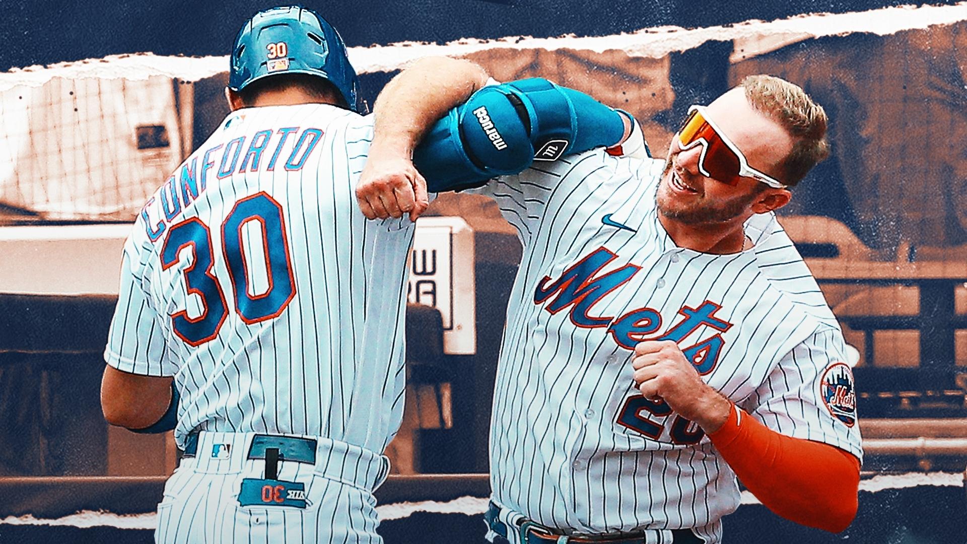 Michael Conforto and Pete Alonso / USA TODAY Sports/SNY Treated Image